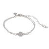 CU Jewellery - Four Hearts armband, silver