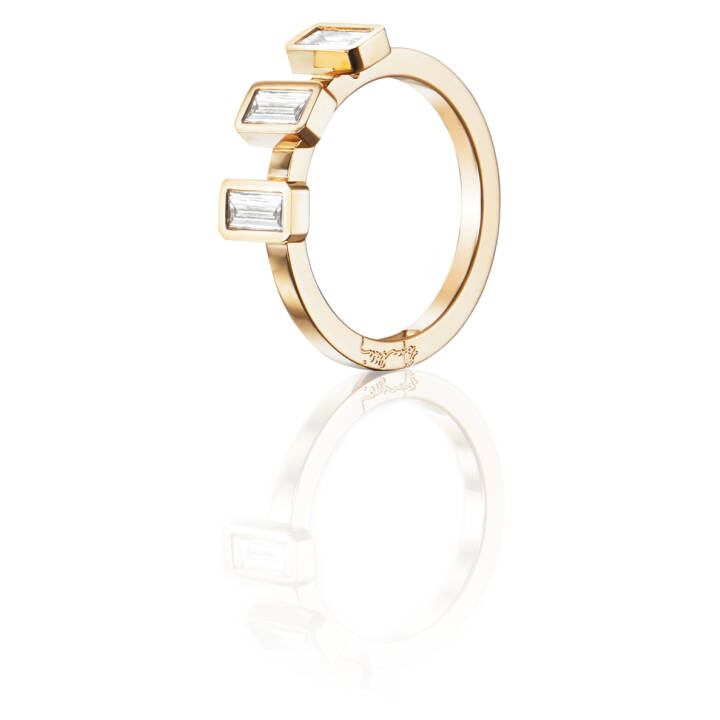 Baguette Wedding 0.60 ct diamant Ring Guld