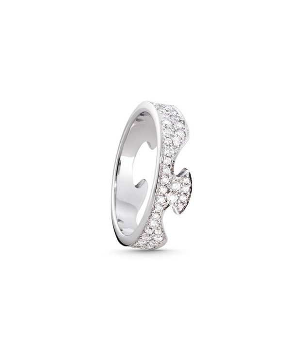 FUSION END Ring Diamant PAVÉ 0.66 ct Vitguld