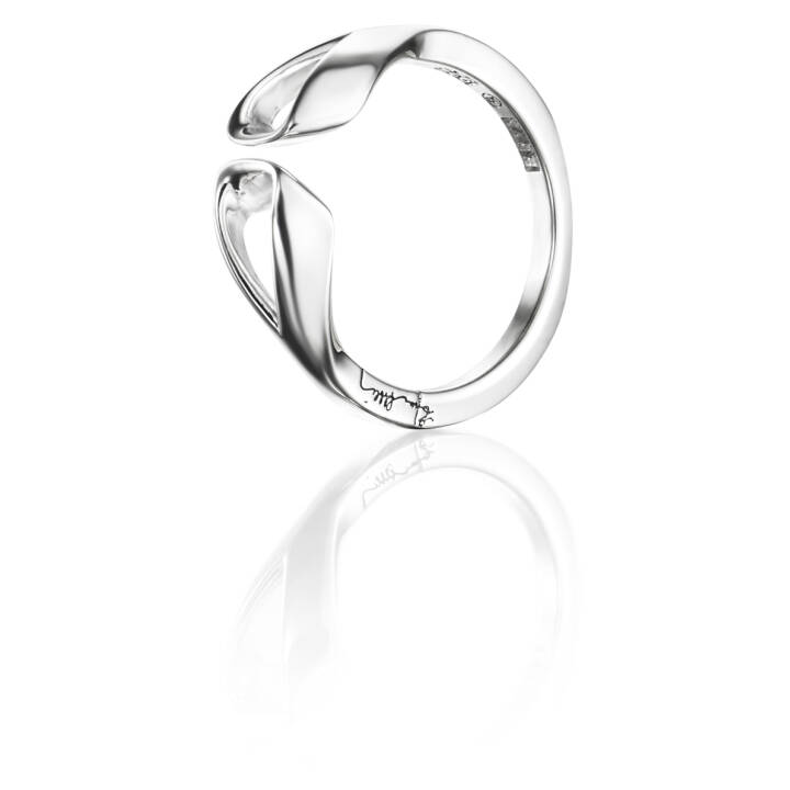 Folded Ring Silver 15.00 mm