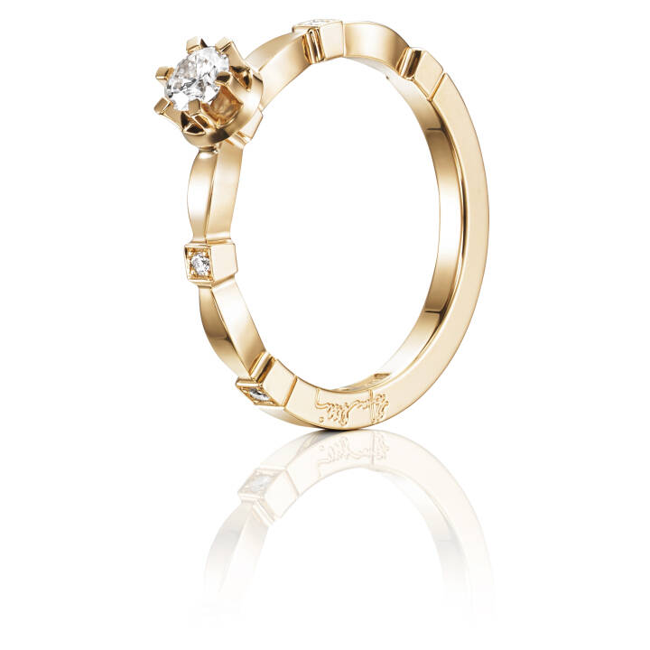 Forget Me Not Star Ring Guld 21.00 mm