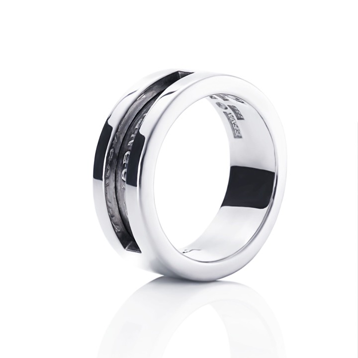 Now Or Never Ring Silver 15.00 mm