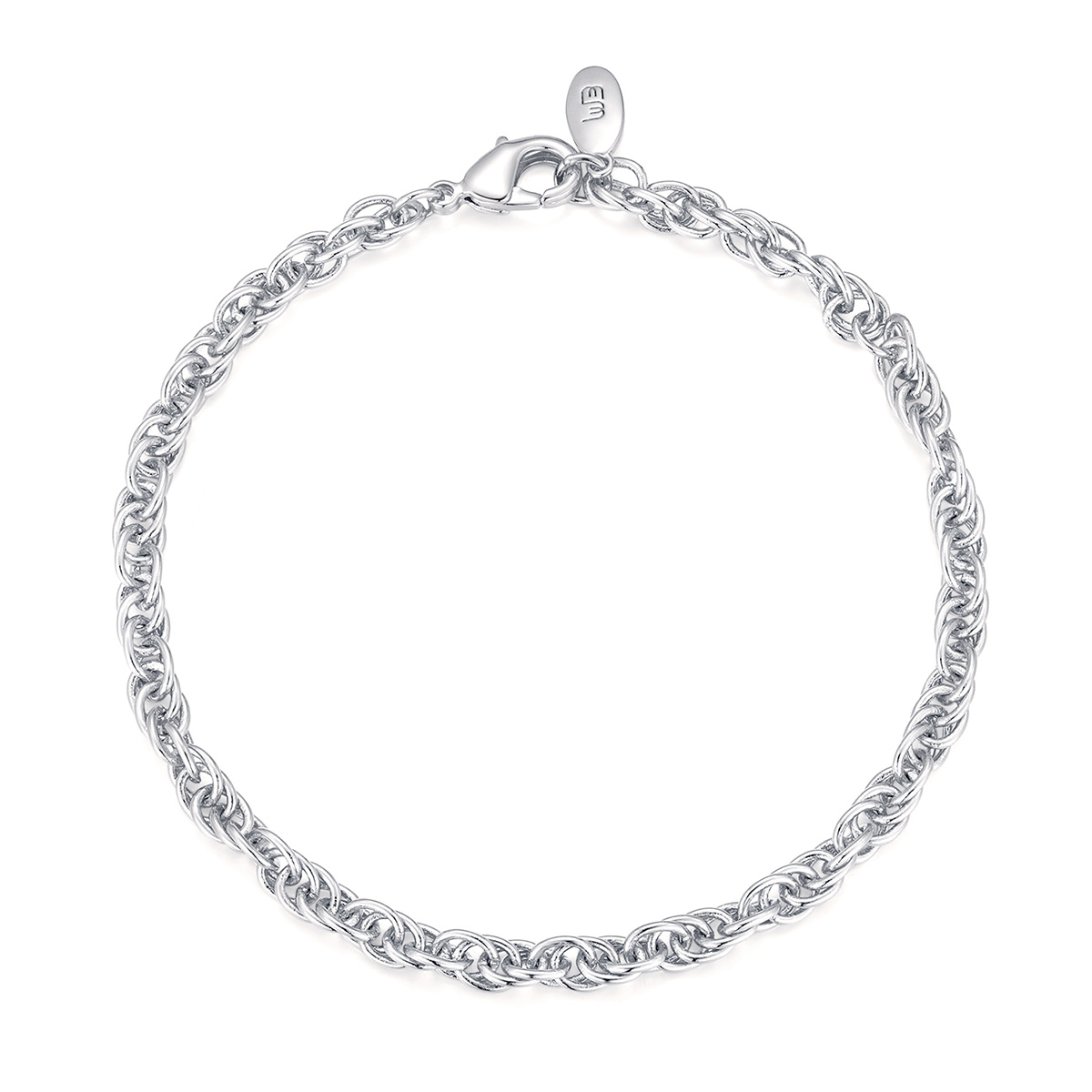 Pantolin Bagatelle - River Chain armband, silver