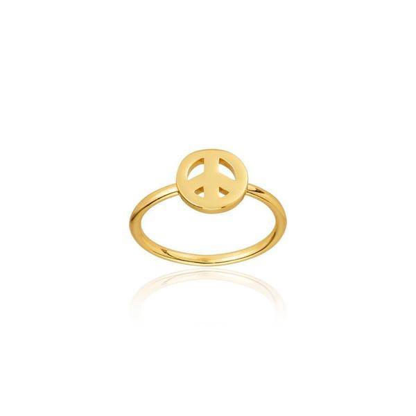 Peace Ring (guld) 55