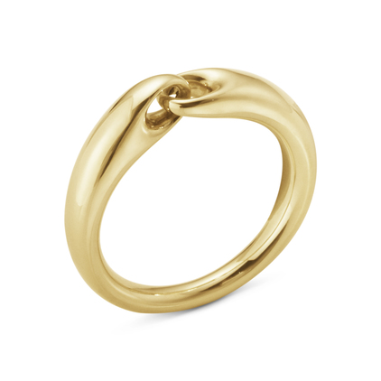 REFLECT SMALL LINK Ring Guld 48