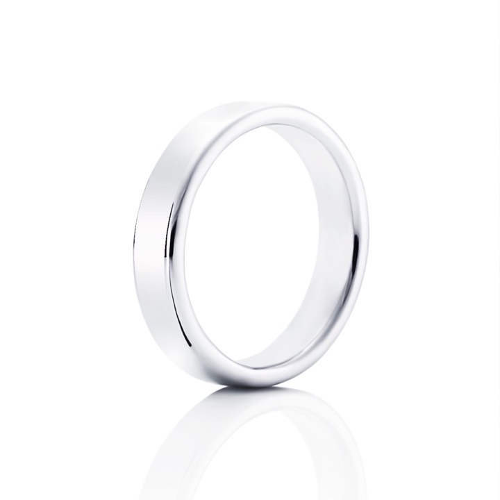 Smooth Ring Silver 15.00 mm