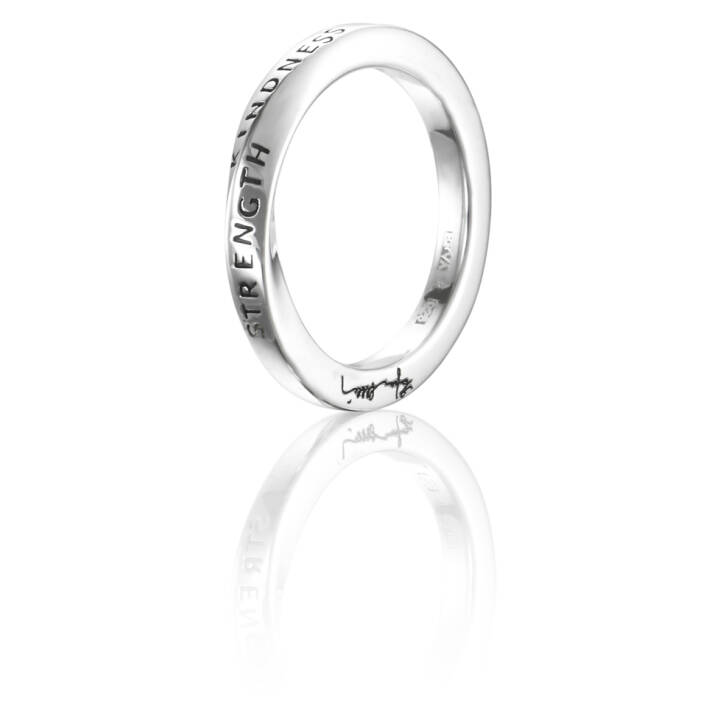 Strength & Kindness Ring Silver 15.00 mm