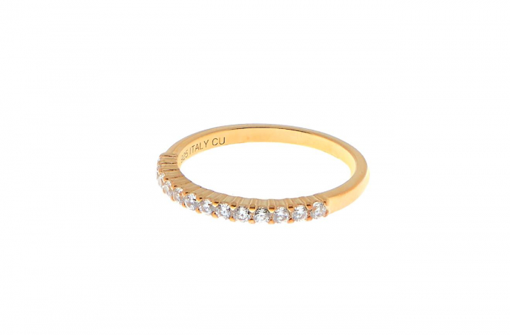Two stone ring guld 16,5