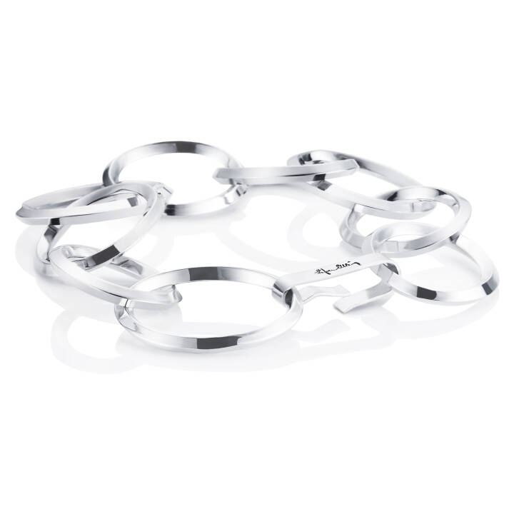 Chain Reaction Armband Silver