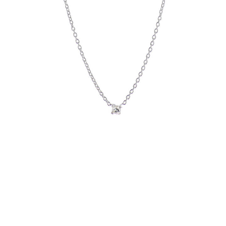 Diamond Sky drop 6 halsband silver