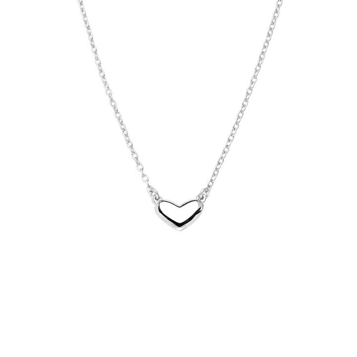 Loving heart medium single 6 halsband silver