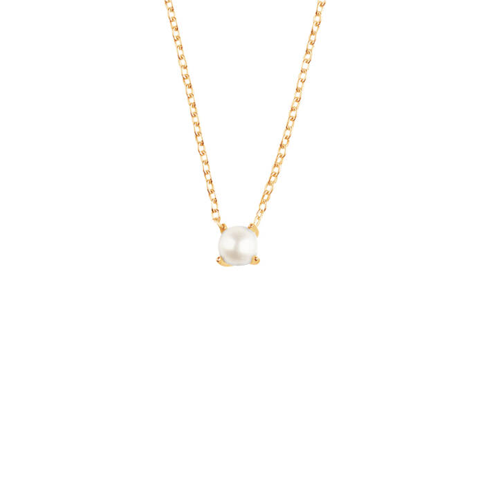 Petite Pearl 6 halsband guld