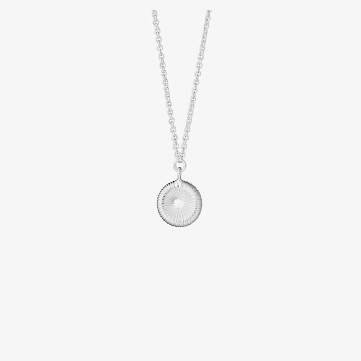 Coral halsband silver