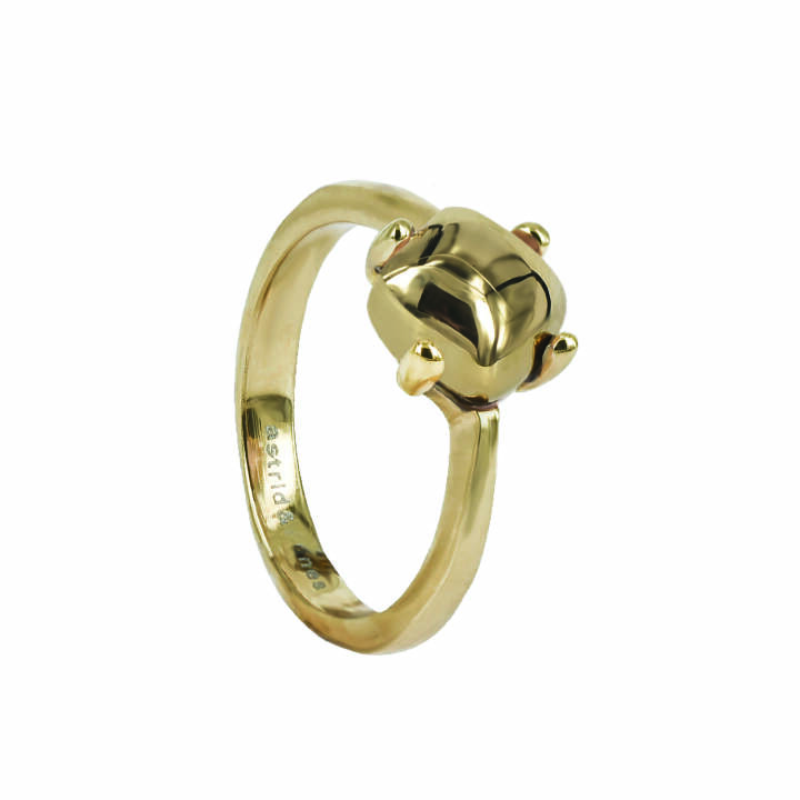 VICTORIA Plain Guld ring L