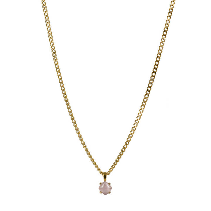 VICTORIA halsband Guld/Rosa