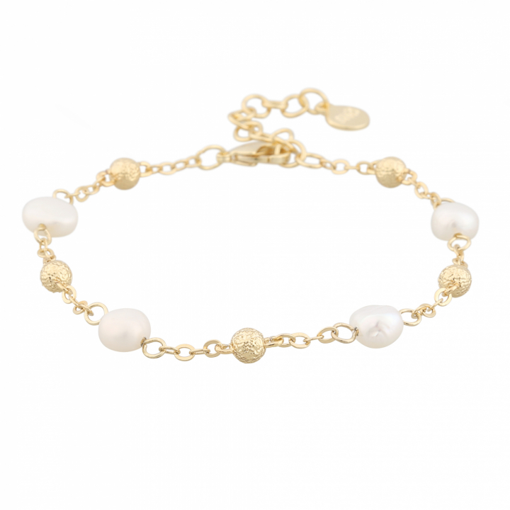 Florence pearl chain Armband Guld