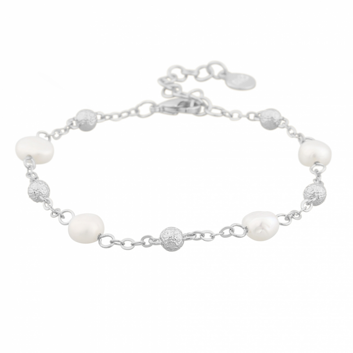 Florence pearl chain Armband Silver