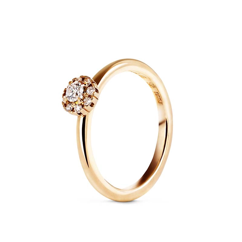 Nordic Spectra - Ella Carmosé Ring Guld 0,18 ct Diamanter