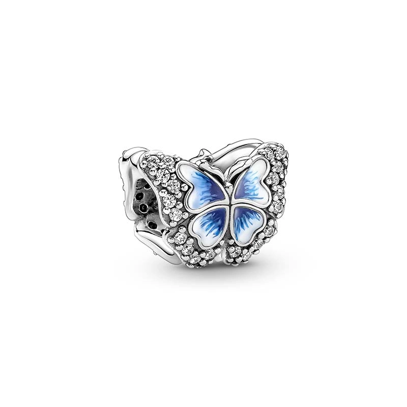 PANDORA - Blue Butterfly Glittrande Berlock