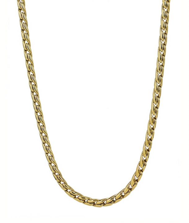 MIRA Långt Halsband Guld 82+8cm